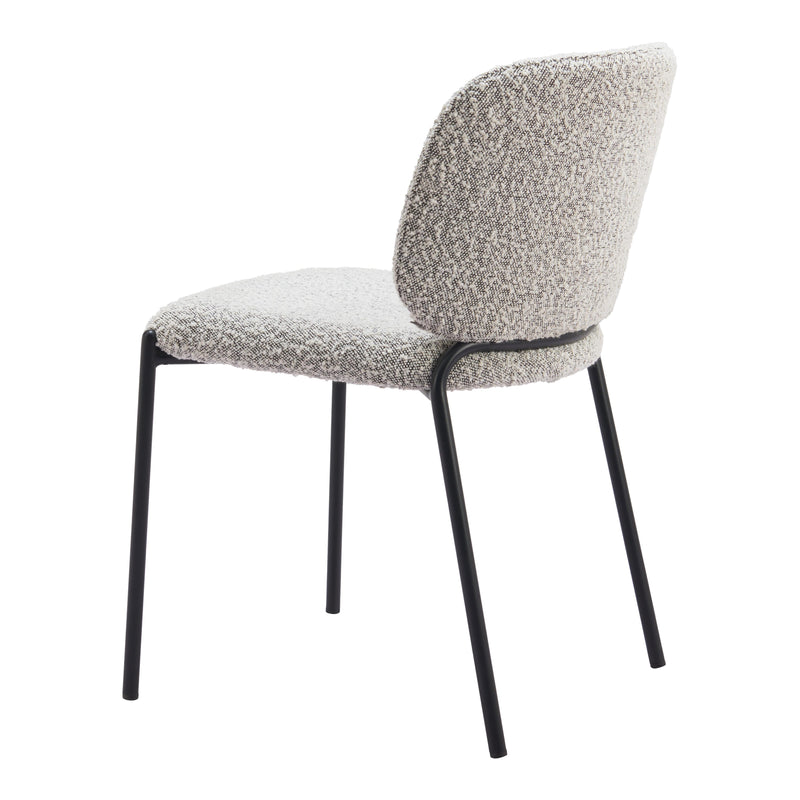  Zuo Plat 110348 Dining Chair - Grey IMAGE 5