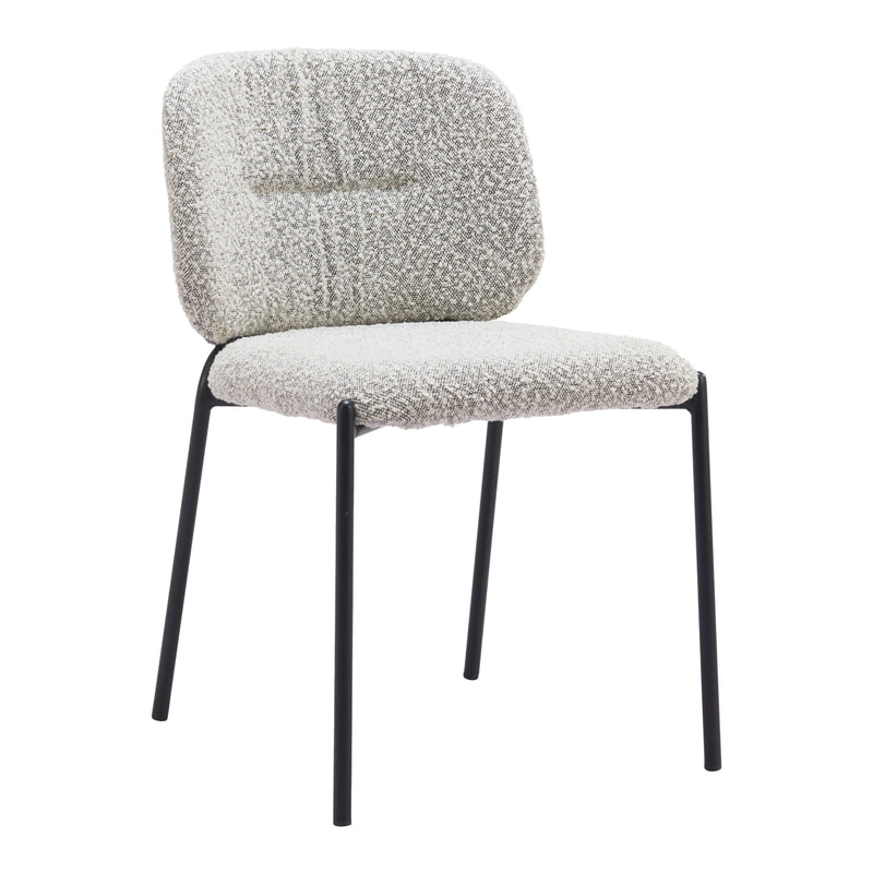  Zuo Plat 110348 Dining Chair - Grey IMAGE 6