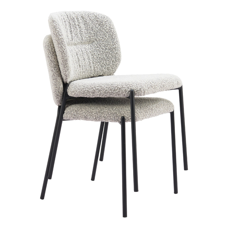  Zuo Plat 110348 Dining Chair - Grey IMAGE 7