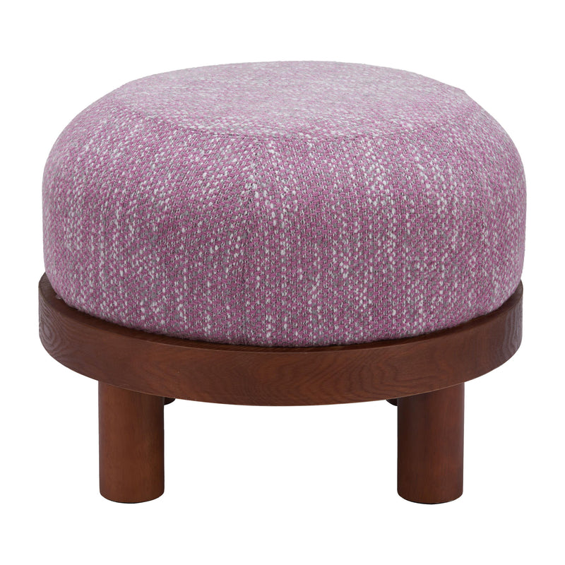  Zuo Gome 110185 Ottoman - Wisteria Purple IMAGE 3