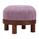  Zuo Gome 110185 Ottoman - Wisteria Purple IMAGE 4