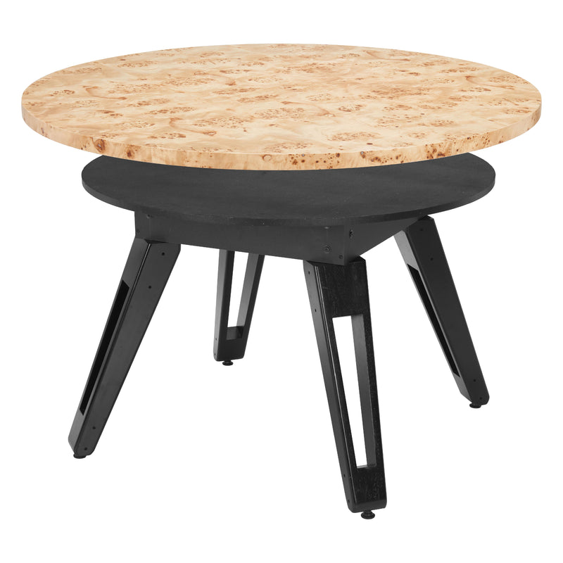  Zuo Burl 110445 2 in 1 Table - Natural IMAGE 4
