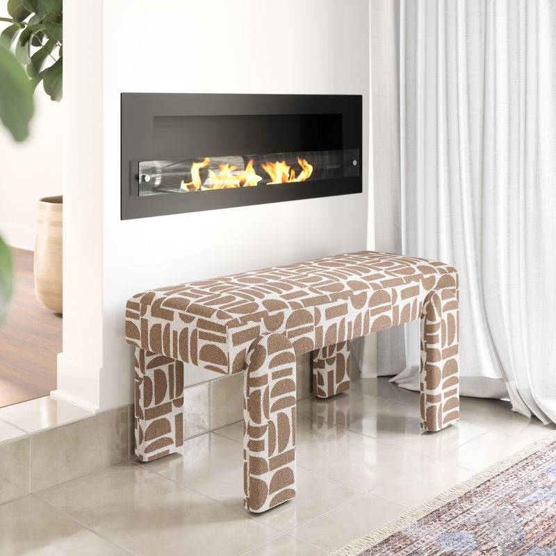  Zuo Blato 110186 Bench - Grey IMAGE 6