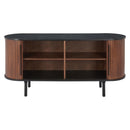  Zuo Koriana 110296 Sideboard - Black & Walnut IMAGE 8