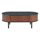  Zuo Koriana 110298 Coffee Table - Black & Walnut IMAGE 3
