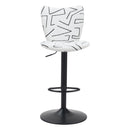  Zuo Elevate 110286 Barstool - White IMAGE 3