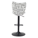  Zuo Elevate 110286 Barstool - White IMAGE 4