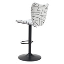  Zuo Elevate 110286 Barstool - White IMAGE 5