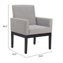  Zuo Senzil 110159 Dining Chair - Grey IMAGE 8