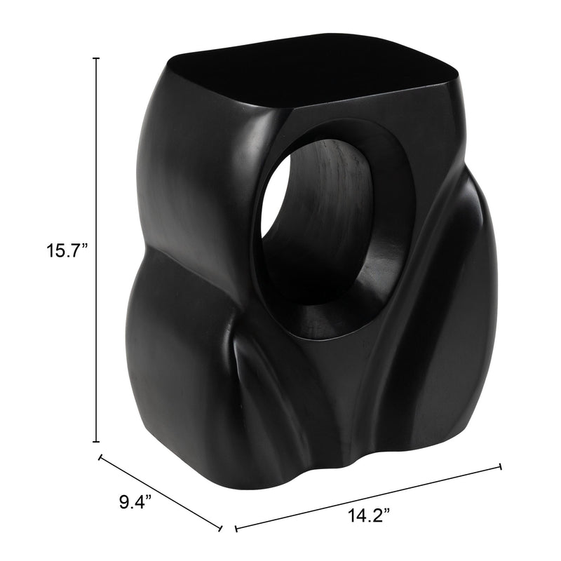  Zuo Trung 110245 Side Table - Black IMAGE 6