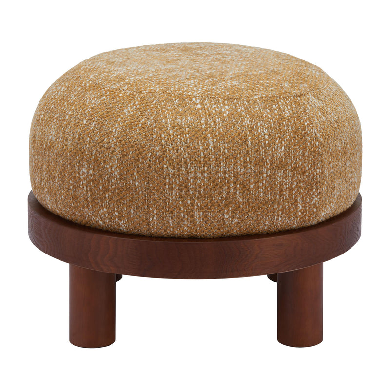  Zuo Gome 110184 Ottoman - Oat Yellow IMAGE 3