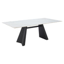  Zuo Inky 110355 Dining Table - White IMAGE 4