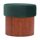  Zuo Boto 110182 Storage Ottoman - Green IMAGE 2
