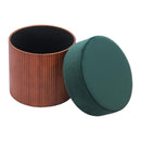  Zuo Boto 110182 Storage Ottoman - Green IMAGE 6