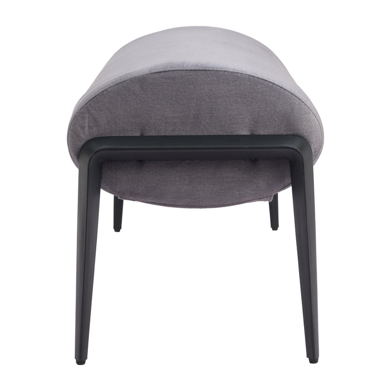  Zuo Glatt 110350 Bench - Grey IMAGE 2