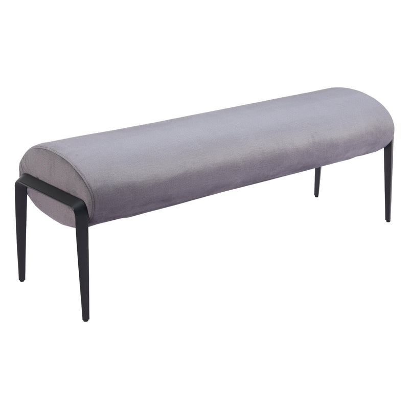  Zuo Glatt 110350 Bench - Grey IMAGE 4