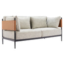  Zuo Stirbe 110345 Loveseat - Grey IMAGE 1