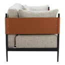  Zuo Stirbe 110345 Loveseat - Grey IMAGE 2