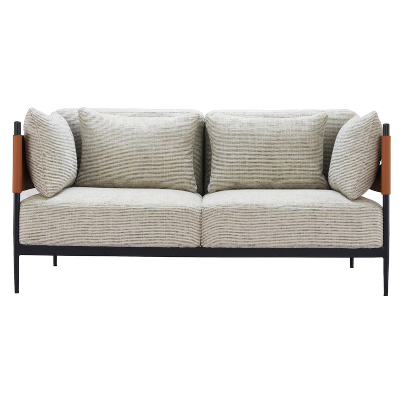  Zuo Stirbe 110345 Loveseat - Grey IMAGE 3