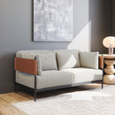  Zuo Stirbe 110345 Loveseat - Grey IMAGE 8