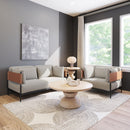  Zuo Stirbe 110345 Loveseat - Grey IMAGE 9