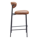  Zuo Rorun 110338 Barstool - Brown IMAGE 2