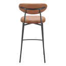  Zuo Rorun 110338 Barstool - Brown IMAGE 4