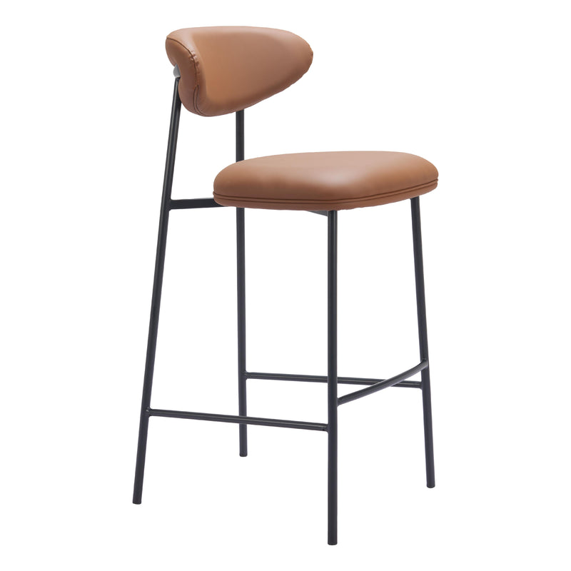  Zuo Rorun 110338 Barstool - Brown IMAGE 6