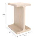  Zuo Bama 110252 Side Table - Natural IMAGE 8