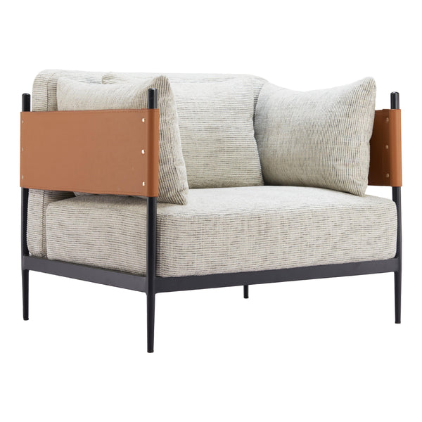  Zuo Stirbe 110344 Armchair - Grey IMAGE 1