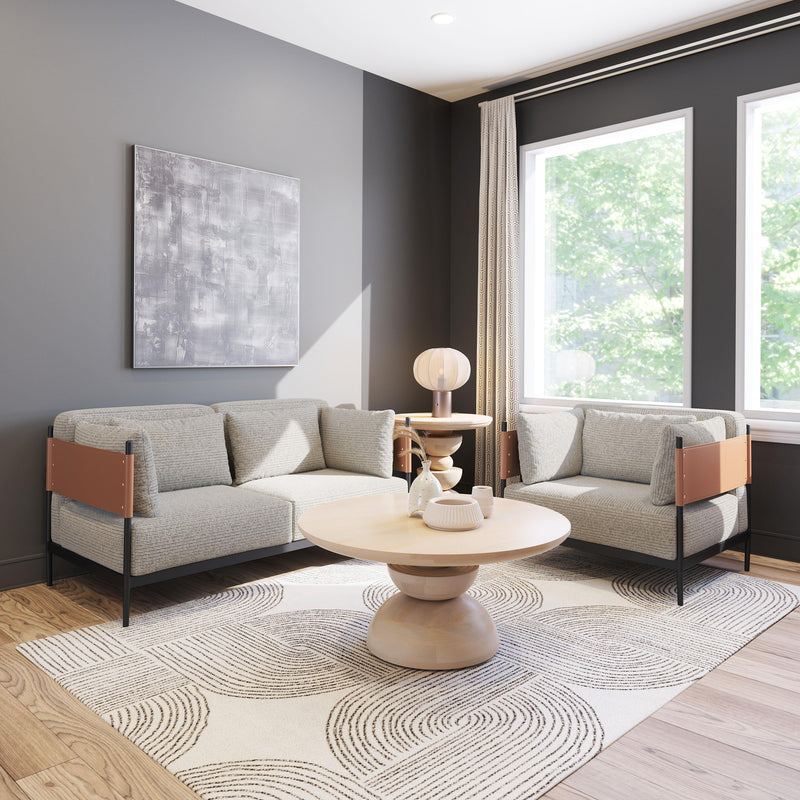  Zuo Stirbe 110344 Armchair - Grey IMAGE 9