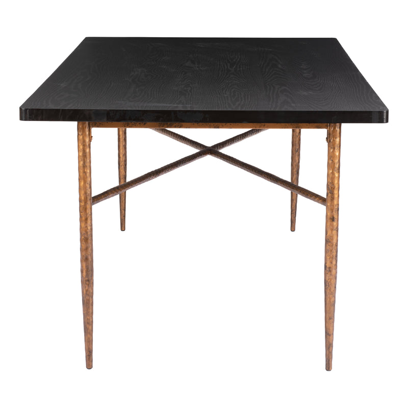  Zuo Nida 109957 Dining Table - Black & Bronze IMAGE 2
