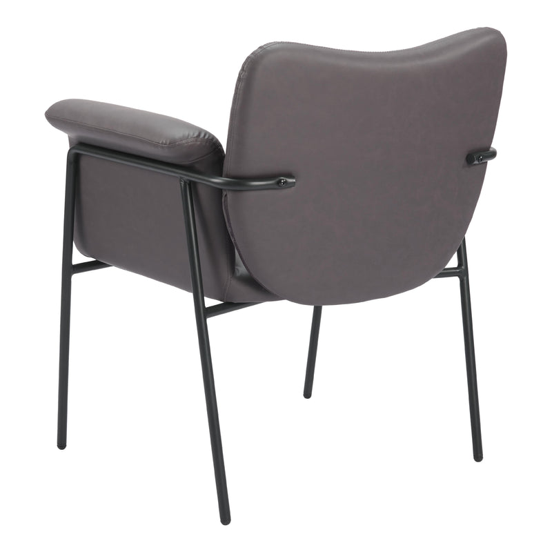  Zuo Heritage 110357 Accent Chair - Brown IMAGE 5