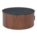  Zuo Nejaus 110299 Coffee Table - Black & Walnut IMAGE 2