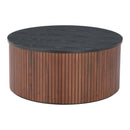  Zuo Nejaus 110299 Coffee Table - Black & Walnut IMAGE 4