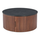  Zuo Nejaus 110299 Coffee Table - Black & Walnut IMAGE 5