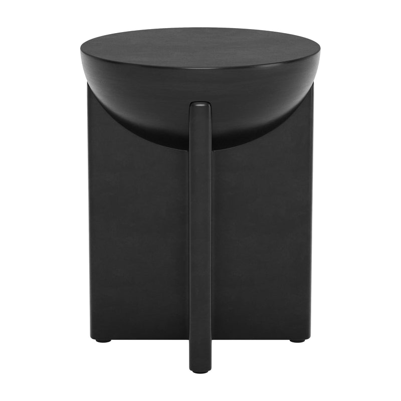  Zuo Tume 110239 Side Table - Black IMAGE 2