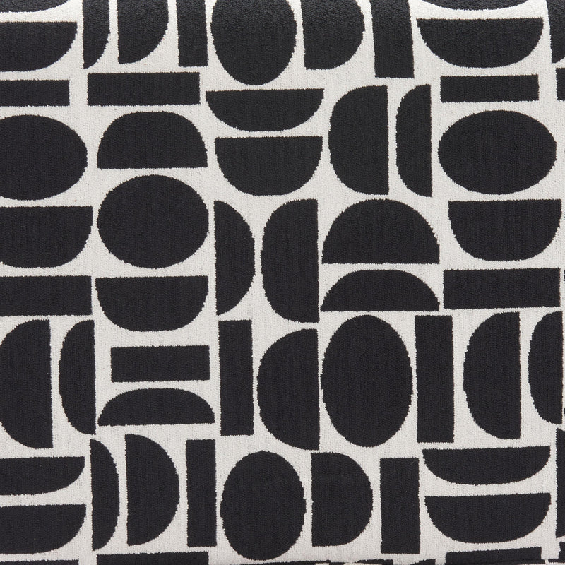  Zuo Botoia 110183 Bench - Black & White IMAGE 7