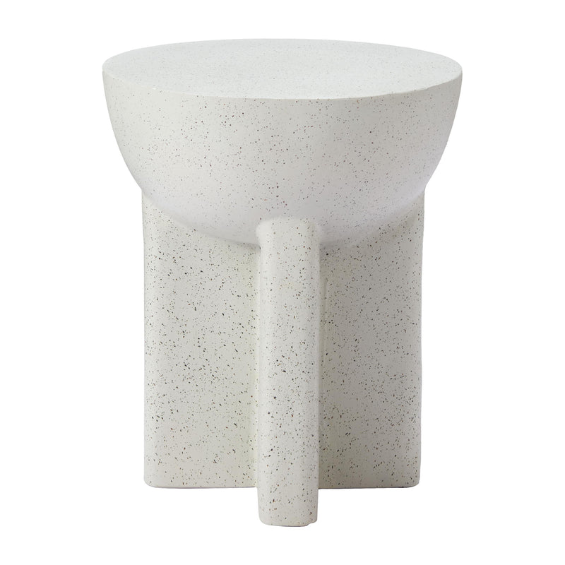  Zuo Molli 110192 Side Table - White IMAGE 2