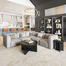  Zuo Biak 110367 Middle Chair - Grey IMAGE 7