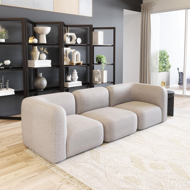  Zuo Biak 110367 Middle Chair - Grey IMAGE 9