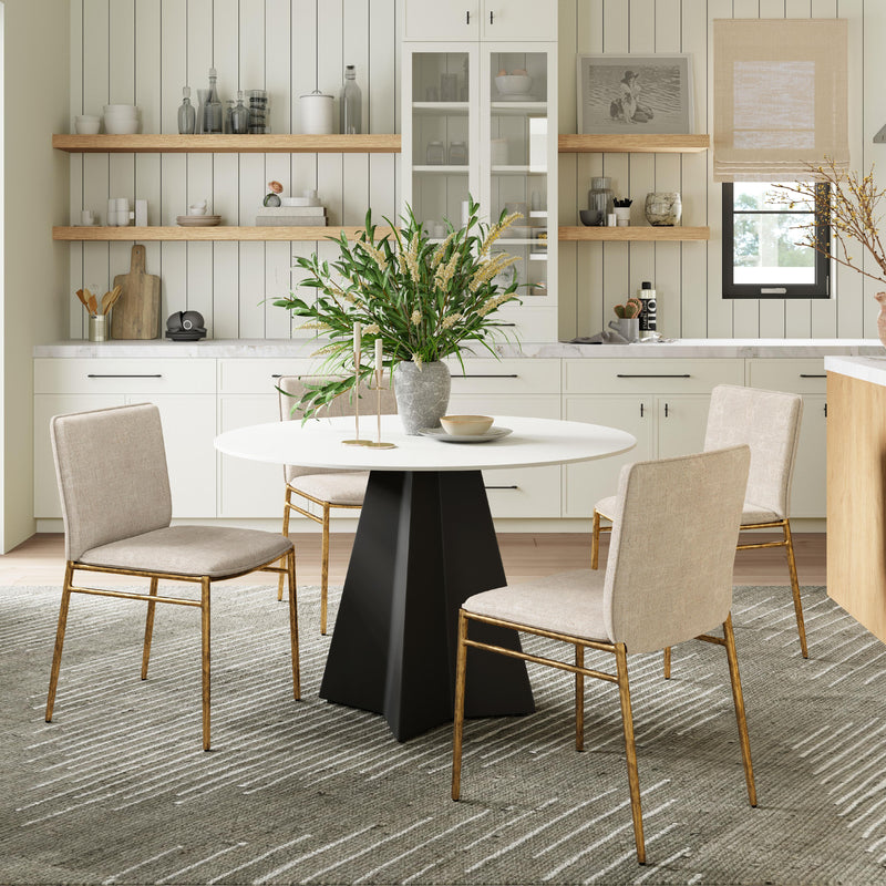  Zuo Izar 110356 Dining Table - White IMAGE 9