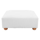  Zuo Tayte 110304 Ottoman - White IMAGE 2