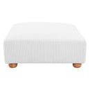  Zuo Tayte 110304 Ottoman - White IMAGE 3