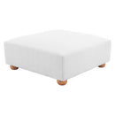  Zuo Tayte 110304 Ottoman - White IMAGE 5
