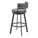  Zuo Gimsby 110332 Swivel Barstool - Grey IMAGE 5