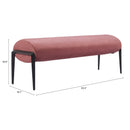  Zuo Glatt 110351 Bench - Brown IMAGE 6