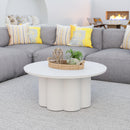  Zuo Palmier 704070 Coffee Table - White IMAGE 2