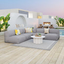  Zuo Palmier 704070 Coffee Table - White IMAGE 4