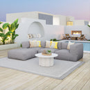  Zuo Luanda 704151 Ottoman - Grey IMAGE 7